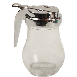 Vollrath/Idea-Medalie 2801648 SERVER;; 6 OZ;GLASS;CHROME TOP