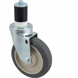 AyrKing 1201136 CASTER;STEM;(5OD; SWVL; GRAY)