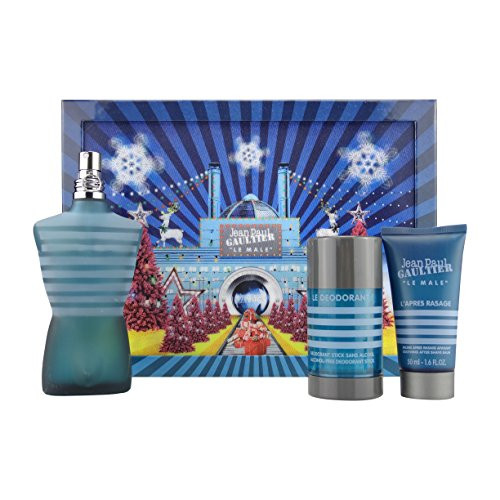 Jennifer Aniston GSMJEANPAUL3P42ASBDE by 3 PIECE GIFT SET - 4.2 OZ EAU DE TOILETTE SPRAY 1.6 OZ SOOTHING AFTER SHAVE BALM ALCOHOL-FREE DEODORANT STICK