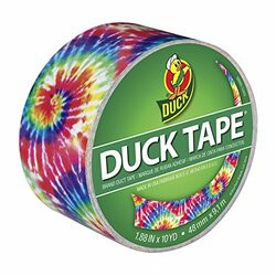 SHURTECH DUC283268 TAPE,LOVE TIE DYE 10YD