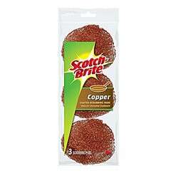 3M/COMMERCIAL TAPE DIV. MMM213C SCRUBBER,COPPER COATD PAD