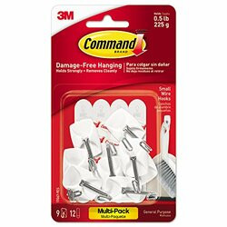 3M/COMMERCIAL TAPE DIV. MMM170679ES HOOK,SM WIRE HOOKS 9PK,WE