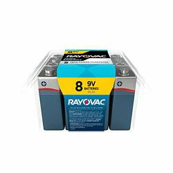 RAY-O-VAC RAYA16048PPK BATTERY,9V,8 PRO PACK
