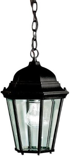 Kichler Madison(TM) 1 Light Pendant Black kichler9805BK
