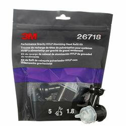 3M 26718 GRAVITY HVLP REFILL CLR 5PK