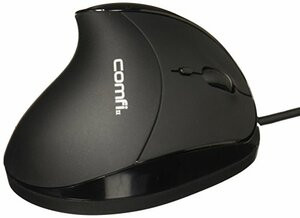ERGOGUYS LLC EM011-BK ERGONOMIC WIRELESS VERTICAL MOUSE BLACK