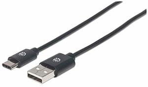 MANHATTAN - STRATEGIC 354929 USB 2.0 TYPE-A MALE TO USB-C MALE. CONNECTS A USB-C DEVICE TO A HI-SPEED USB HUB