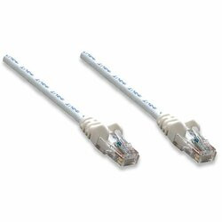 INTELLINET 739986 WHITE, 2FT, CAT6 PATCH CABLE. GOLD-PLATED CONTACTS FOR BEST CONNECTION. PVC CABL