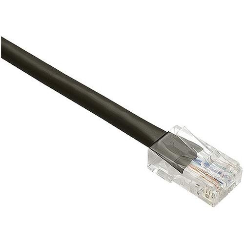 UNIRISE USA, LLC PC5E-100F-BLK 100FT BLACK CAT5E PATCH CABLE, UTP, NO BOOTS