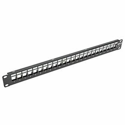 UNIRISE USA, LLC PPC5E-24PT-1U 24PORT 1RMU CAT5E PATCH PANEL, 110 TYPE