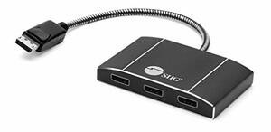 SIIG, INC. CE-DP0D12-S1 CONNECT 3 DISPLAYPORT MONITORS FROM ONE DISPLAYPORT 1.2 OUTPUT.  PROVIDES MULTIP