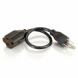 C2G 53408 12FT 18 AWG OUTLET SAVER POWER EXTENSION CORD (NEMA 5-15P TO NEMA 5-15R)