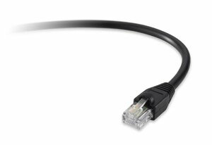 UNIRISE USA, LLC PC5E-02F-BLK-SH-S 2FT BLACK CAT5E SHIELDED PATCH CABLE, F/UTP, SNAGLESS