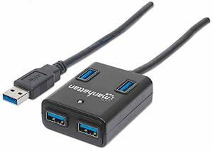 MANHATTAN - STRATEGIC 162296 4 PORT USB 3.0 HUB
