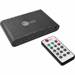 SIIG, INC. CE-H25R11-S1 ALLOWS 4 HIGH DEFINITION SOURCE DEVICES TO DISPLAY ONTO 1 HD DISPLAY SIMULTANEOU