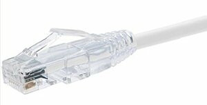 UNIRISE USA, LLC CS6-06F-WHT 6FT CAT6 CLEARFIT SLIM PATCH CABLE WHITE
