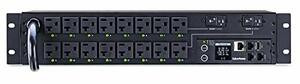 CYBERPOWER SYSTEMS (USA), INC. PDU41003 SWITCHED PDU 30A 120V (16) 5-20R OUTLETS L5-30P SNMP 12FT CORD 2U 3YEAR WARRANTY
