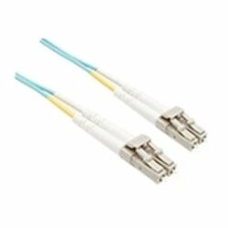 UNIRISE USA, LLC FJ5GLCLC-12M 12 METER OM3 10 GIG FIBER OPTIC CABLE, AQUA, PVC JACKET 50/125 MICRON MULTIMODE