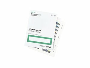 HEWLETT PACKARD ENTERPRISE Q2015A HPE LTO-8 30TB RW BAR CODE LABEL PACK