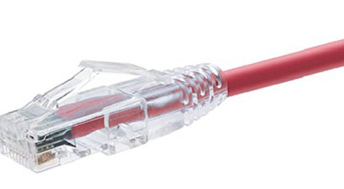 UNIRISE USA, LLC CS6-04F-RED 4FT CAT6 CLEARFIT SLIM PATCH CABLE RED