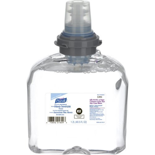 GOJO INDUSTRIES 137648 Gojo 5393 Purell Tfx E3 Instant Hand Sanitizer 1200Ml 2/Cs Inc