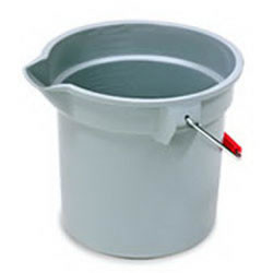 Rubbermaid 113207 Rm 2614 Brute Bucket 14Qt Gray 6/Cs