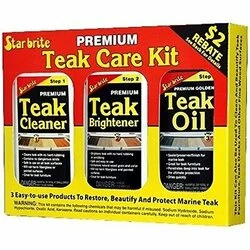STARBRITE 81216 TEAK CARE KIT PINT