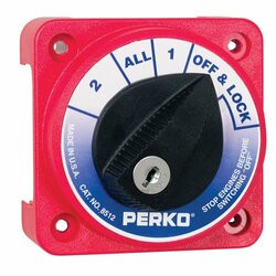 PERKO 8512DP COMPACT BATTERY SWITCH W/LOCK