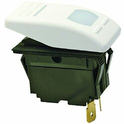 SEACHOICE 10971 ROCK SWITCH ON-OFF SPST ILL WH
