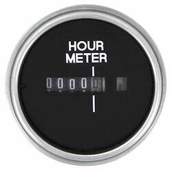 SIERRA 82760P HD HOURMETER BLK HD 2IN