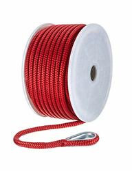 SEACHOICE 42171 ANCHOR LINE RED BRD 3/8INX100F