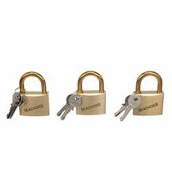 SEACHOICE 37331 KEYD-ALIKE BRASS PADLOCK-2