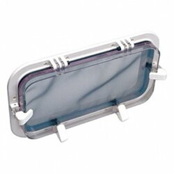 BECKSON MARINE PO714WC10 PORT OPENING WHT/CLR 7 X 14IN