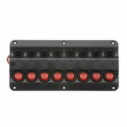 SEACHOICE 12341 SWITCH PANEL LED 8 GANG
