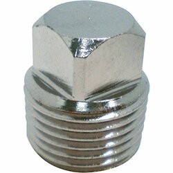 SEACHOICE 18741 CHROME BRASS PLUG ONLY-1/2