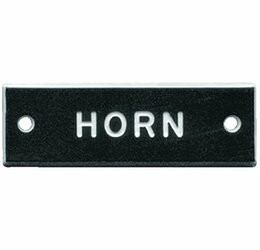BERNARD ENGRAVING IP009 NAMEPLATE-HORN PKG/5