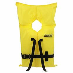 SEACHOICE EPE1120AK1Y86060 YEL YOUTH VEST TYPE II 50-90