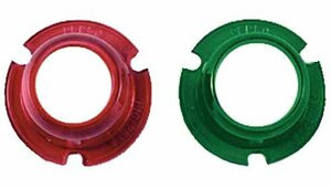 PERKO 0281DPALNS SIDELIGHT LENS SET(RED/GREEN)