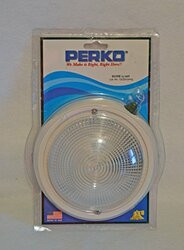 PERKO 1253DP2WHT 5  EXTERIOR DOME LIGHT WHT