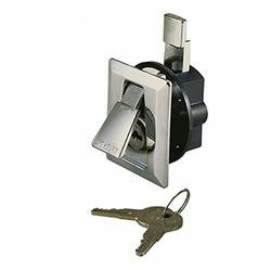PERKO 0921DP0CHR 2-1/4 X 2 CHR FLUSH LOCK WKEY