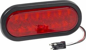 SEACHOICE STL12RKSCH LED 6 OVAL LIGHT RED 6 DIODES