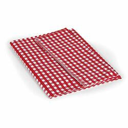 CAMCO RV 51019 TBLCLTH-RD/WHITE VINYL 52INX84