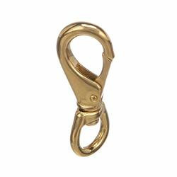 SEACHOICE 36901 SWIVEL EYE SNAP-4 1/2 -BRASS