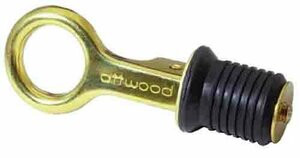 ATTWOOD MARINE 7524D1 DRAIN PLUG BRASS SNAP HANDLE