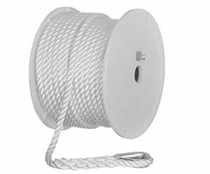 SEACHOICE 40741 NYLON ANCHOR LINE-WHT-1/2X150