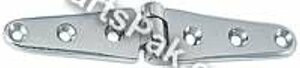 PERKO 0120DP2CHR 6 STRAP HINGES C/P BRASS PR