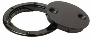 SEACHOICE 39271 TWIST DECK PLATE-4-BLACK