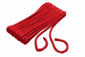 SEACHOICE 40841 FEND LINE RED BRD 1PR 1/4X6FT