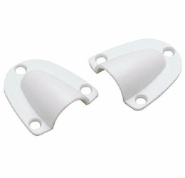 SEACHOICE 16161 WHITE MOLDED CLAM SHELL-SMALL