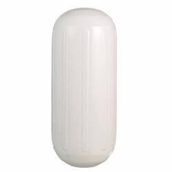 DOCK EDGE DE71201S FENDER CNTR HOLE RIB 8X20 WHT